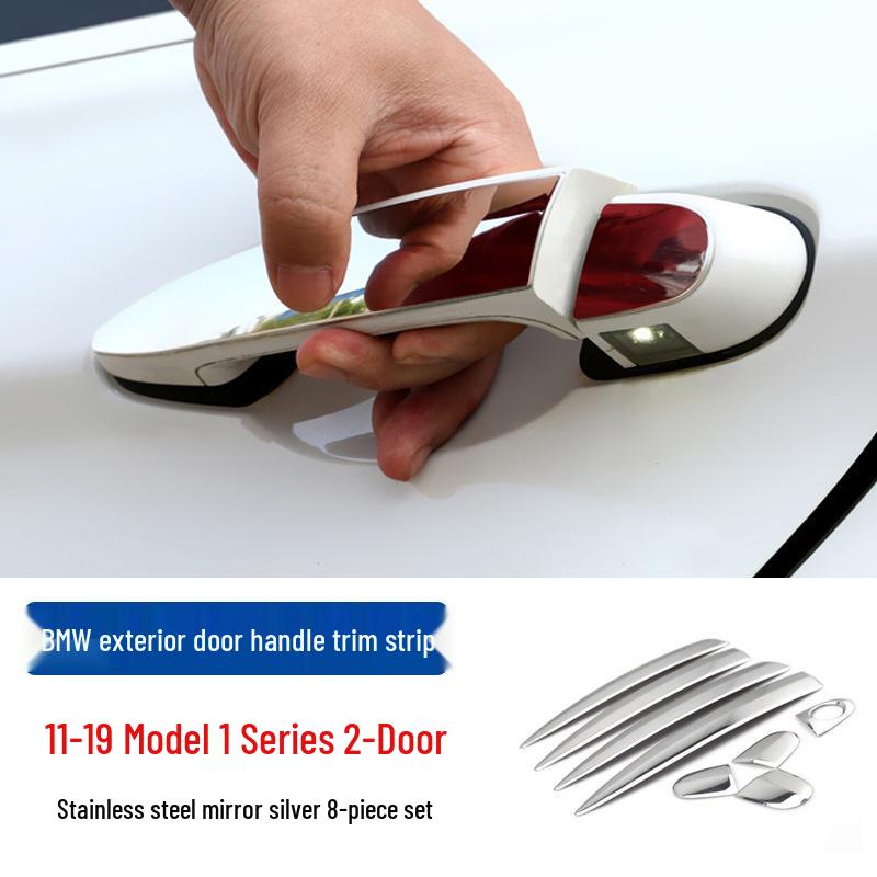 Decorative Strip for Exterior Door Handles: Compatible with BMW 5, 3, 6GT, X1, X2, X3, X4, X5, X6 Models