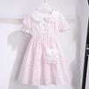Girls Summer Floral Dress Short Sleeve Princess Fashionable Dress