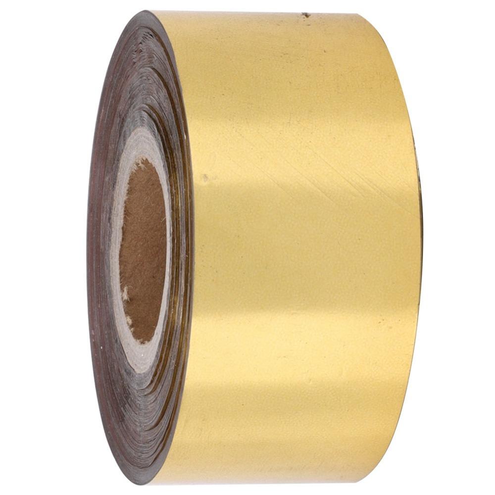 Gold/Silver Hot Stamping Foil Paper 400 Feet Roll Leather Stamping Foil For Craft Gift Card