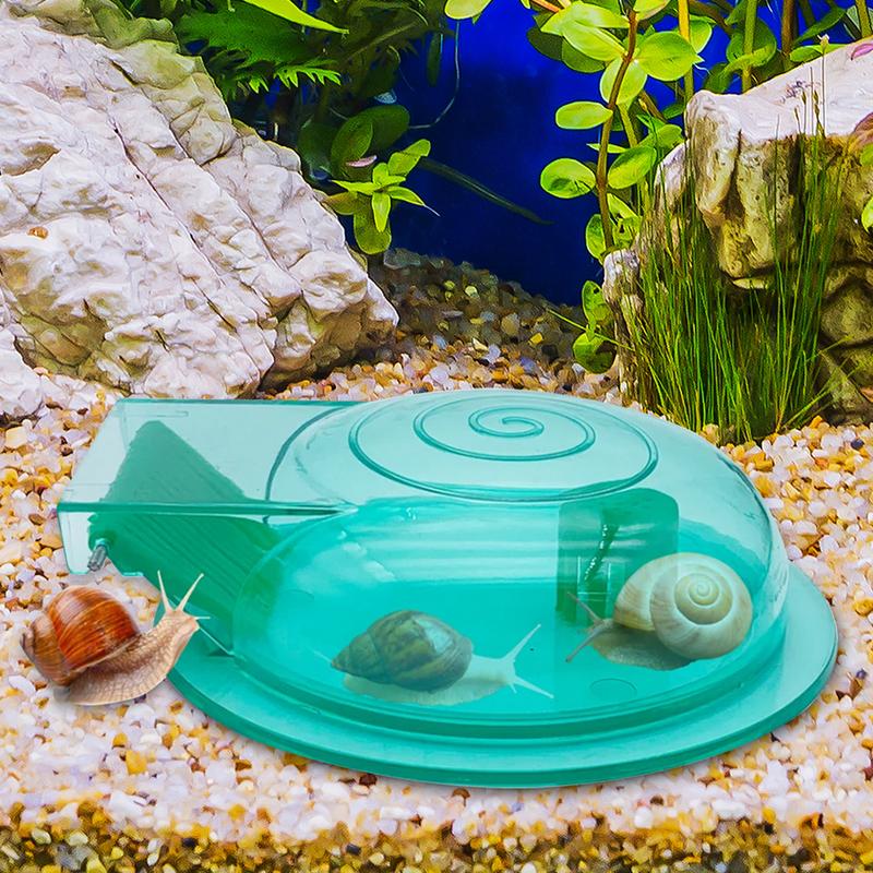 Snail Catcher Transparent Snail Trap Aquarium Cleaning Accessories Lightweight Planaria Removal Supplies For Aquarium Fish Tank