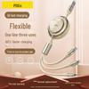 PISEN 100W Retractable 3-in-1 Cable for Apple & Huawei Fast Charging