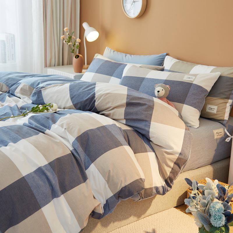 Minimalist Antibacterial Duvet and Sheet Set - Dorm Three-Piece
