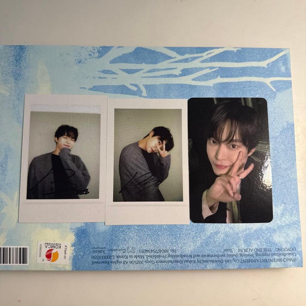[USED] Doyoung Soar STARRIVER Lucky Drop Bonus Trading Card Polaroid