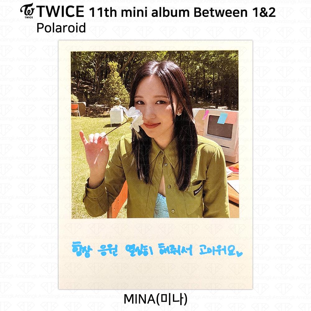 

TWICE 11-й мини-альбом между 1 и 2 Мина, фотокарточка, открытка, наклейка Polaroid POB Polaroid Photocard