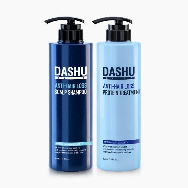 Herbal Scalp Shampoo 500ml + Treatment 500ml