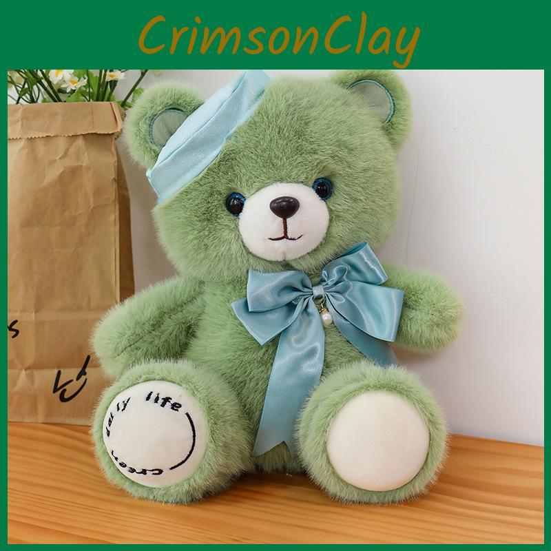 Beret Hat Bear Plush Toy Cute Cartoon Comfortable Girl Birthday Holiday Gift