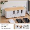 Golden Cat Power Strip & Cable Organizer Box