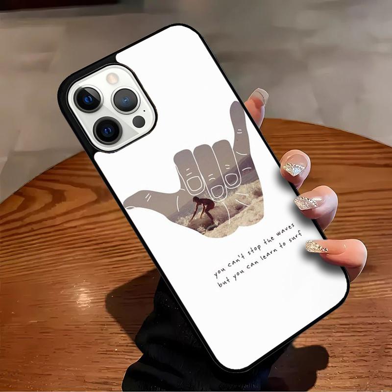 

Shaka Surf Hang loose Phone Case For iPhone 17 Air 16 15 14 13 12 11 Pro Max Max Plus Bumper Case Cover iPhone 15pro