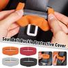 2Pcs Silicone Car Seat Belt Cover Universal Anti-Collision Decoration Belt Buckle  Protector Seat Protector Seat Car X3B2