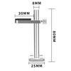 Aluminum Alloy Vertical Graphics Card Holder - Anti-Bending Support Bracket for 4060/7900 Desktop Cards