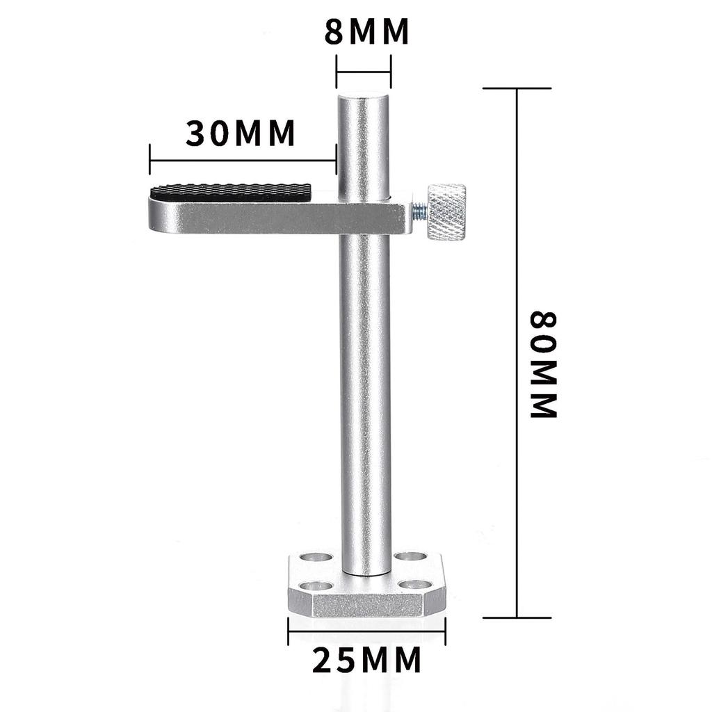 Aluminum Alloy Vertical Graphics Card Holder - Anti-Bending Support Bracket for 4060/7900 Desktop Cards