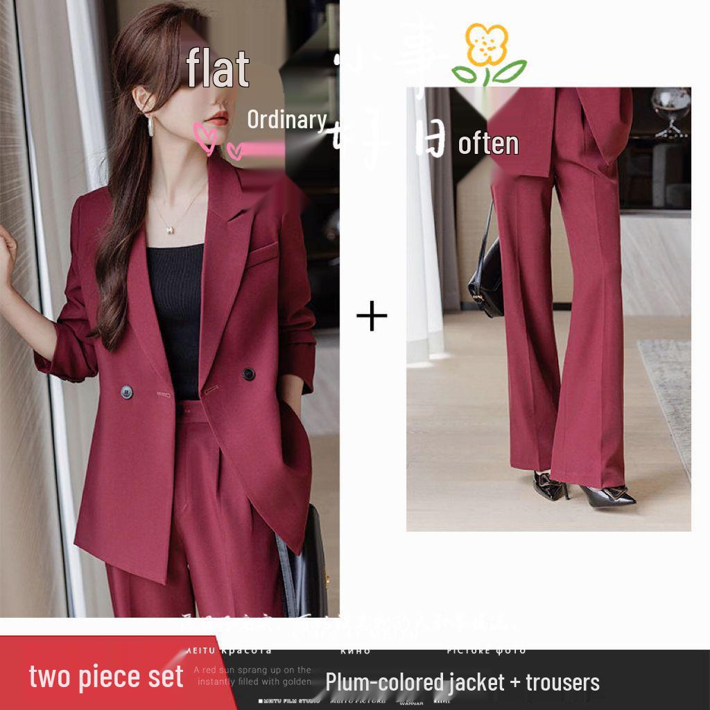 Women's 2025 Formal & Casual Suit Set with Padded Jacket for Spring-Autumn