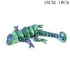 15cm Fashion 3D Printed Dragon Chameleon Figures Multi-joint Movable Simulation for Home Accessories Kids Gift Room Decoration