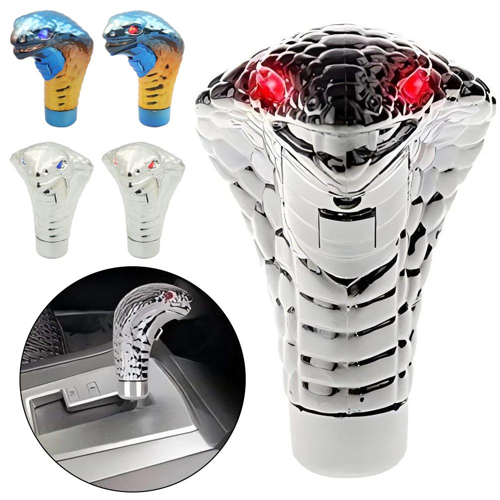 Snake Head Car Modified Gear Knob Lever Handball Multicolor LED Light for Toyota for Hyundai {62}} for {9}} for Etc K2K4