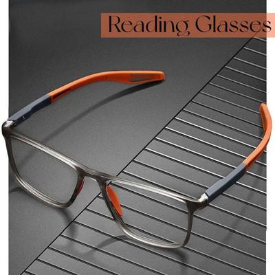 Blaulichtfilter Lesebrille Ultraleicht Sport Alterssichtigkeit Brille Damen Herren Fernsicht Optische Brille Dioptrien bis +4.0