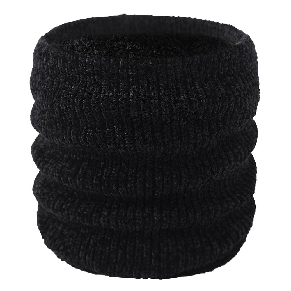 Unisex Thickened Velvet Chenille Neck Warmer and Head Cover