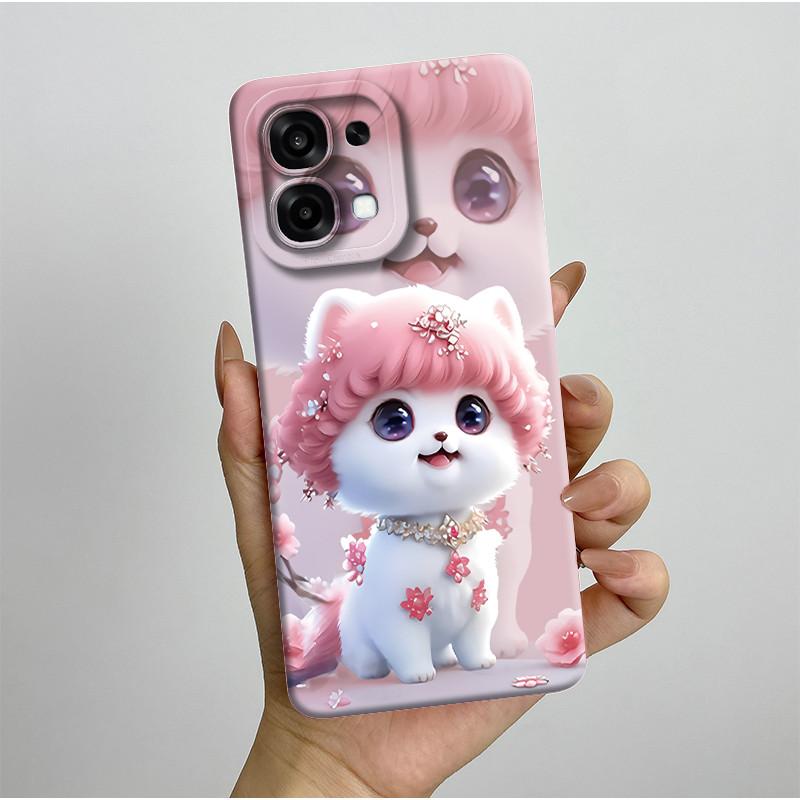 New Casing For Oppo A6 Pro 5G 4G CPH2781 CPH2799 Case Aesthetic Pretty Butterfly Flowers Soft Silicone Shockproof Back Cover