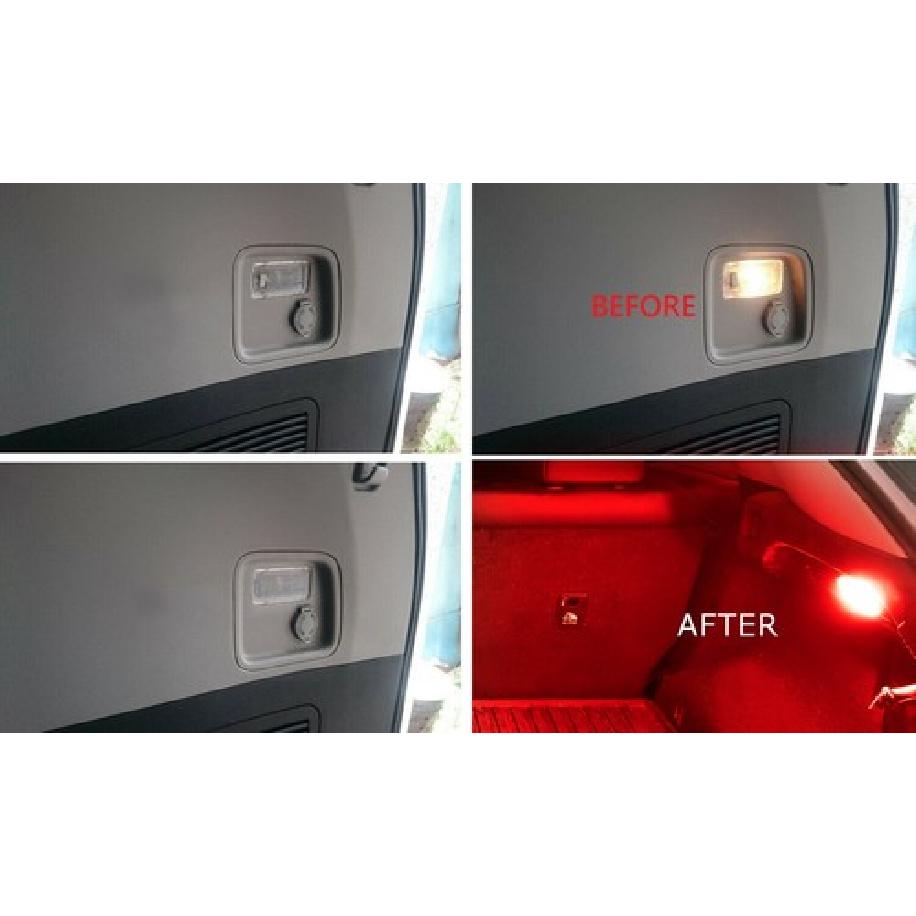 (1) 2W High Power Blue Full LED Trunk Cargo Area Light Assembly For Lexus Toyota