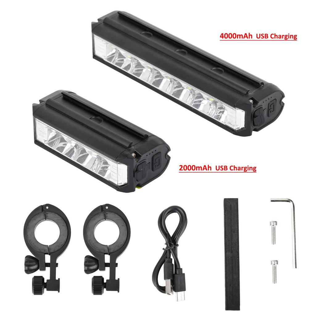 1PC Skateboard Elettrico Luce LED Anteriore 2000mAh Impermeabile Torcia Ricaricabile USB Luce per Ciclismo