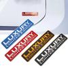 Cromo de Lujo Edición Limitada Metal Pegatina Carrocería Maletero Emblema Insignia Pegatinas Calcomanías Universal Coche Exterior Pegatina
