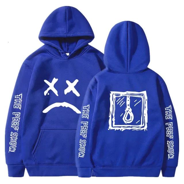 2024 Hip Hop Lil Peep Printed Hoodies Hell Men Women Hooded Pullover Male Female Sudaderas Cry Baby Hood Hoddie Sweatshirts