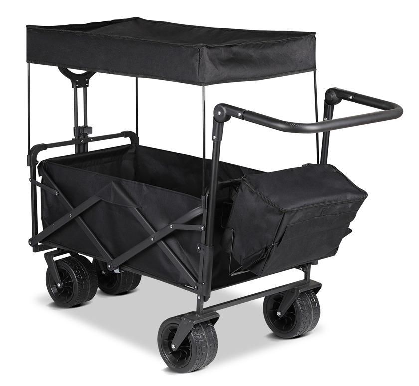 Portable Foldable Outdoor Camping and Shopping Cart with Large Capacity