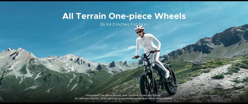 ENGWE X26 Off-Road Dual Battery Electric Bike – 100KM Range, Triple Suspension and Hydraulic Brakes