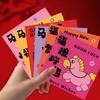 6Pcs Chinese Style 2026 Horse Year Money Envelope Paper Lucky Red Pockets  Chinese New Year