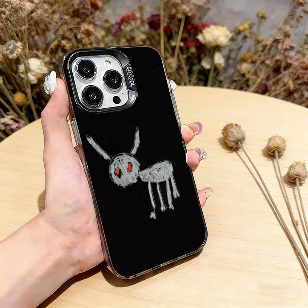 Singer Rapper D-Drake Phone Case For iPhone 17,16,15,14,13,12,11 Plus,Pro Max,XS,Colorful Silver Black Cover
