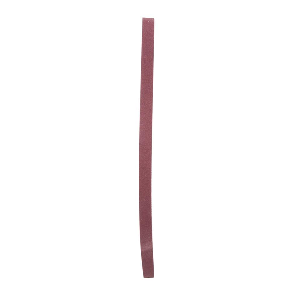 10pcs 240 Grit Sanding Belt 533 X 9mm Abrasive Band Strap Aluminum Oxide Sandpaper  Rust Removal