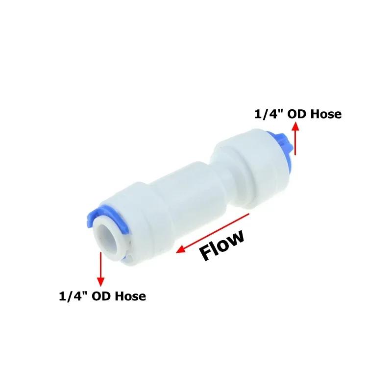 Cot Apă RO Supapă de Sens Dreaptă Fiting Cuplare Rapidă 1/4 3/8 Furtun 1/8" Tată Sistem Osmoză Inversă Conector Tub Plastic