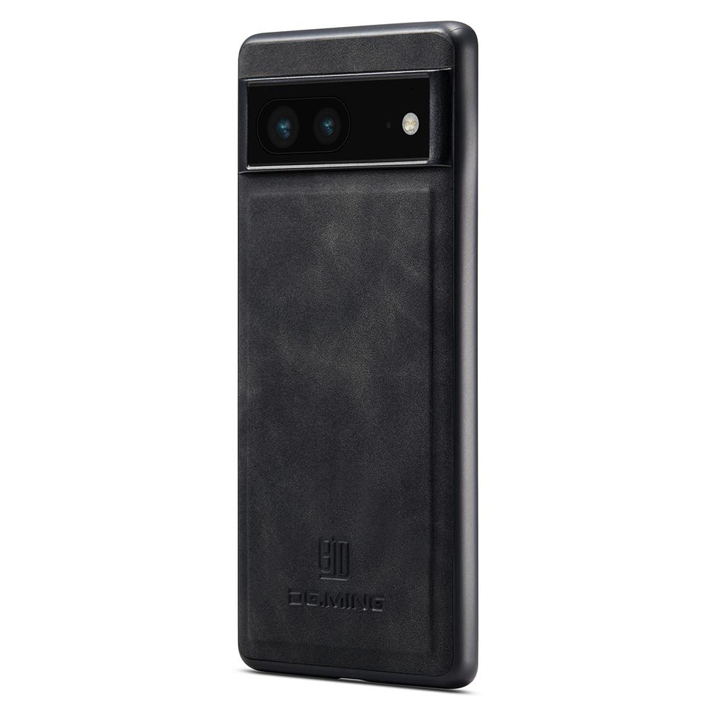 DG.MING PC+TPU+PU Cover for Google Pixel 6a Slim Case Anti-Fall Protective Phone Case