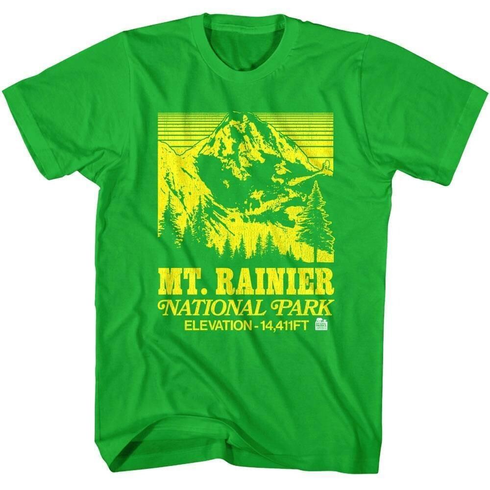 Mt Ranier Mountain Men T Shirt S