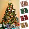 42Pcs Creative Christmas Balls Set 3/4/5cm Plastic Christmas Tree Pendants DIY Crafts Waterproof Christmas Hanging Ornament