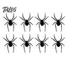 PLA Spider Decoration 1/4/8Pcs 3D Refrigerator Magnet for Halloween, Scary Fake Realistic Halloween Decor Magnetic Decoration, Prank Props,