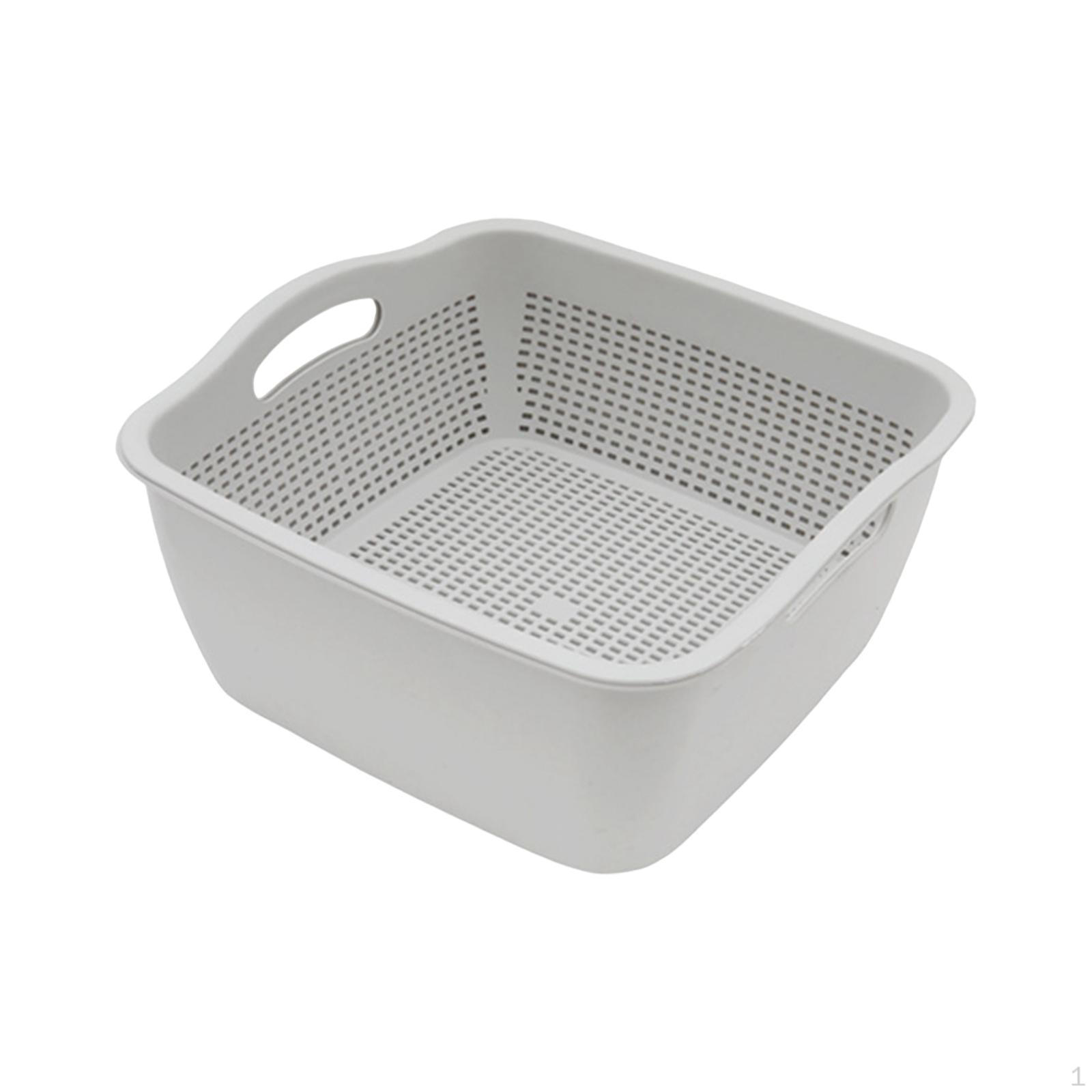 

Корзина для мытья фруктов и овощей с системой дренажа Grey S