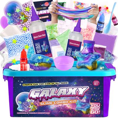 Kızlar İçin Kendin Yap Slime Seti, Sihirli Slime Yapım Seti, Eğlenceli Hediye, 10 Yaşındaki Kız Doğum Günü Hediyesi ve 8-10 Yaşındaki Kız Oyuncağı 350ml