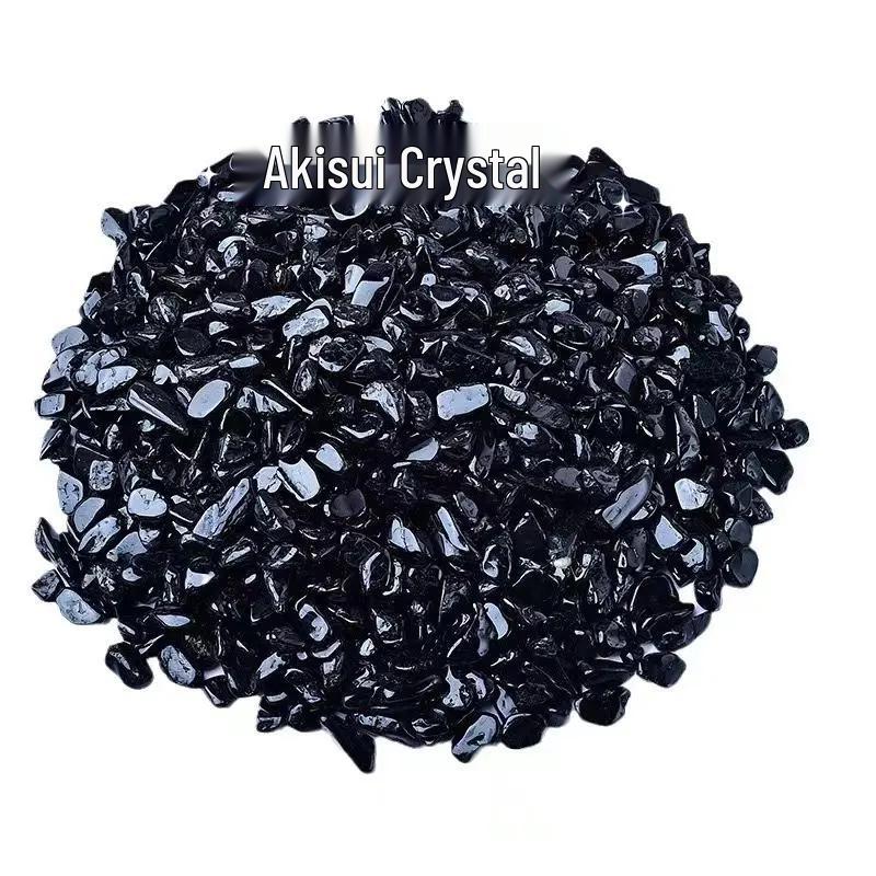 

Щебень из черного турмалина для аквариумов и цветочных горшков, идеально подходит для подношений Будде. 3-5mm