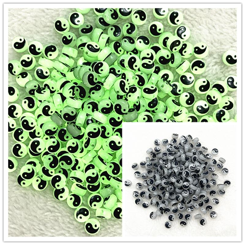 100pcs 7x4mm 6x6mm Russian Korean English Alphabet Letter Beads Charms Beads for Making Jewelry Diy Handmade Bracelets Necklace