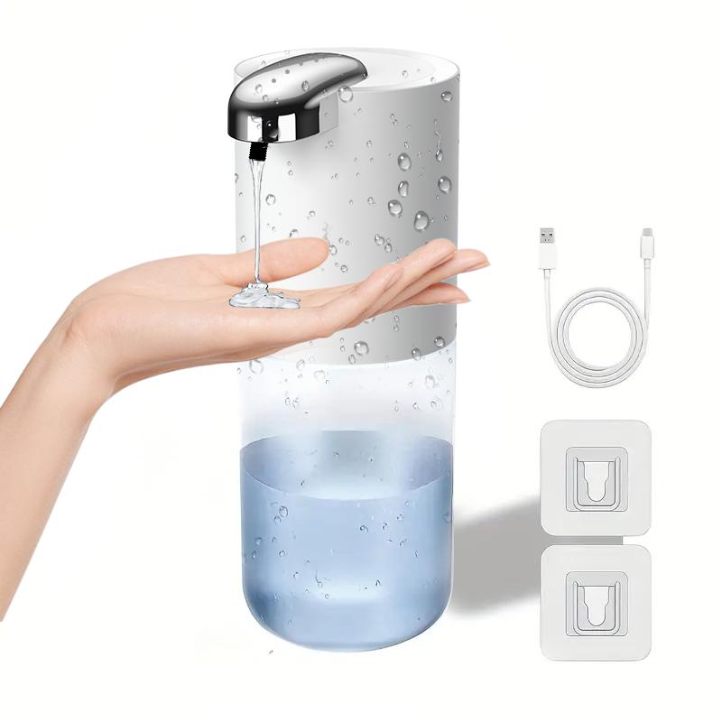 380ML ABS Material Wall-Mounted 4-Levels Adjustable Electric Intelligent Infrared Automatic Sense Household Clean Soap Dispenser
