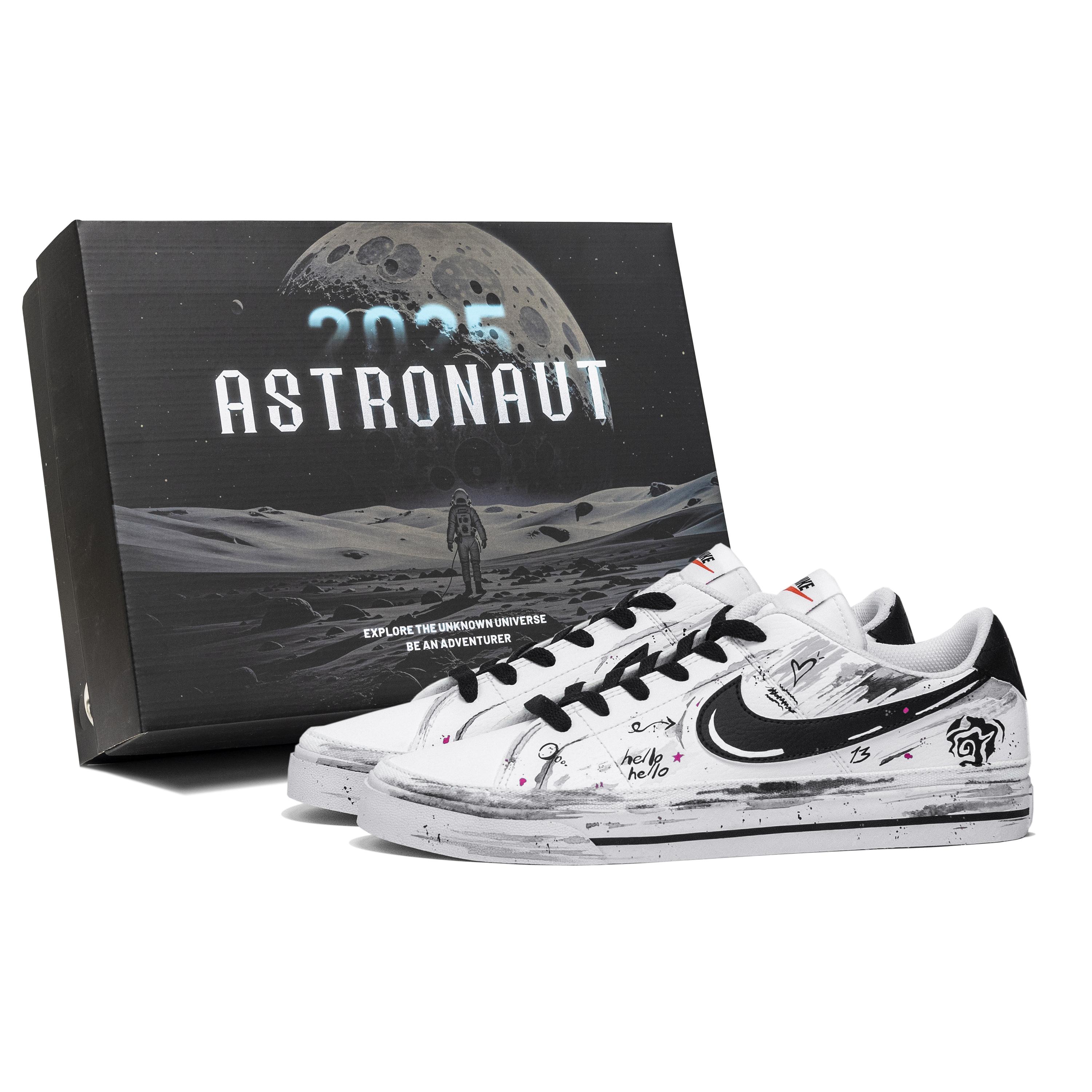 Nike Court Legacy Great Journey West, Eternal Night, Special Shoe Box Abrasion Resistant Low top Skateboard Shoes Men s DH3162-101(Team256-SBOX) 42.5