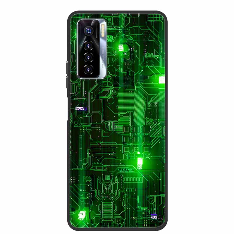 For Tecno Camon 17 Pro Cases 17P 17 Soft TPU Silicone Phone Cover for Tecno Camon 17P Back Cover Bumper Fundas Camon17 CG7n Capa