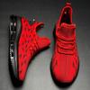 YRZL Herrenschuhe Laufschuhe Atmungsaktives Mesh Leicht Bequeme Walking-Schuhe Rutschfest Fitnessstudio Trainingsschuhe Mann