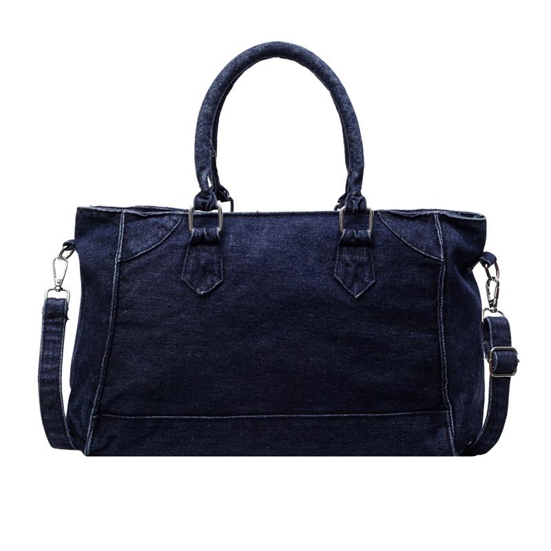 

Large Capacity Denim Cotton Shoulder Crossbody Bag Fashion Designer Handbag Ladies Tote Bags Luxury Women Durable Purses Sac 36cm 11cm 23cm
