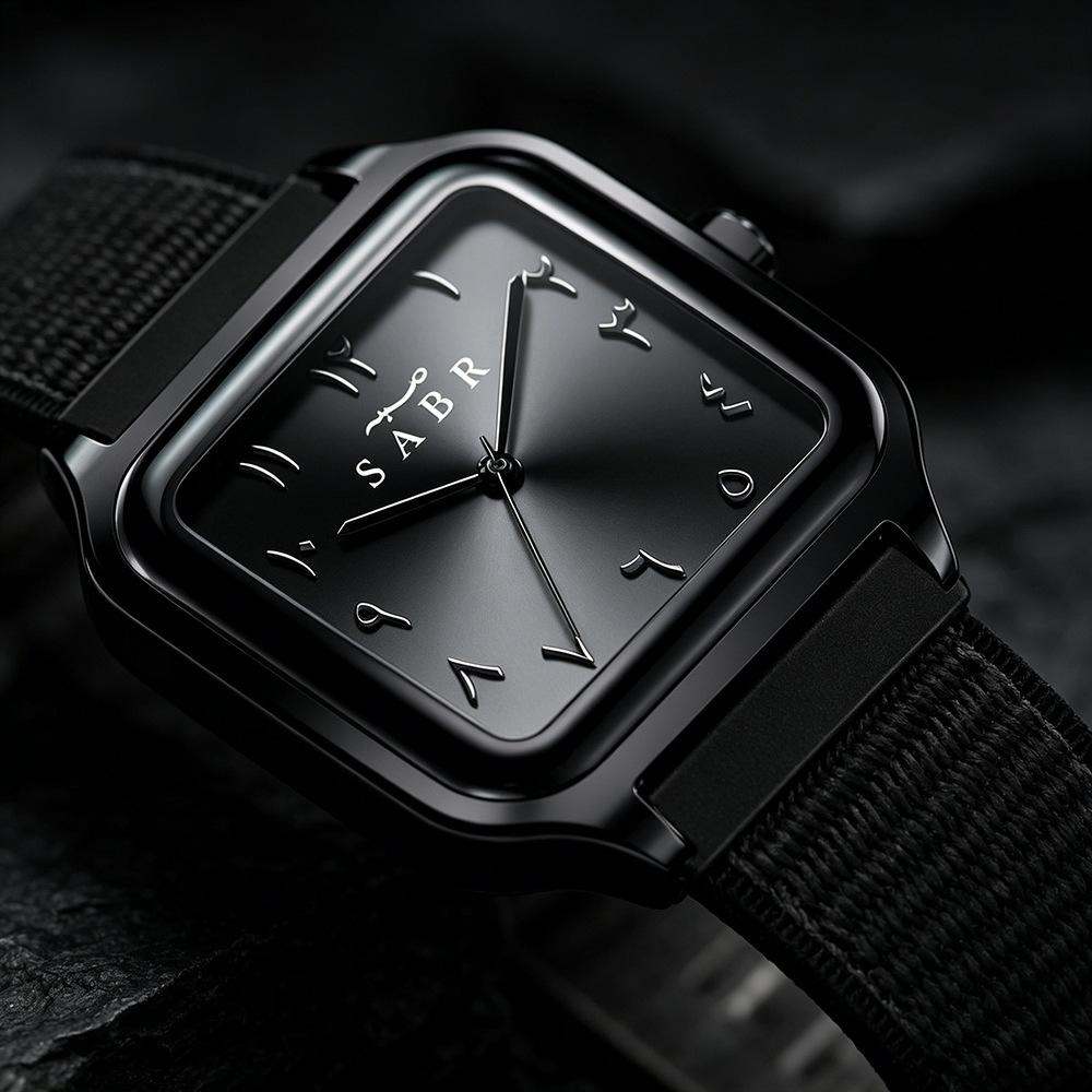 Lily There B Men's Sabr High-Value Fashion Watch Personalized Quartz Wheel Quartz Watch Velcro Strap