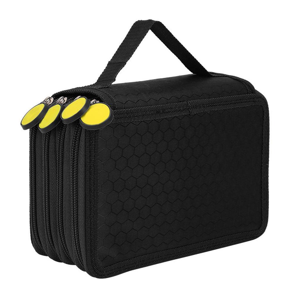 72 Hole 4 Layer Large Capacity Pencil Case Cartoon Zipper Colored Pencil Bag Student Supplies