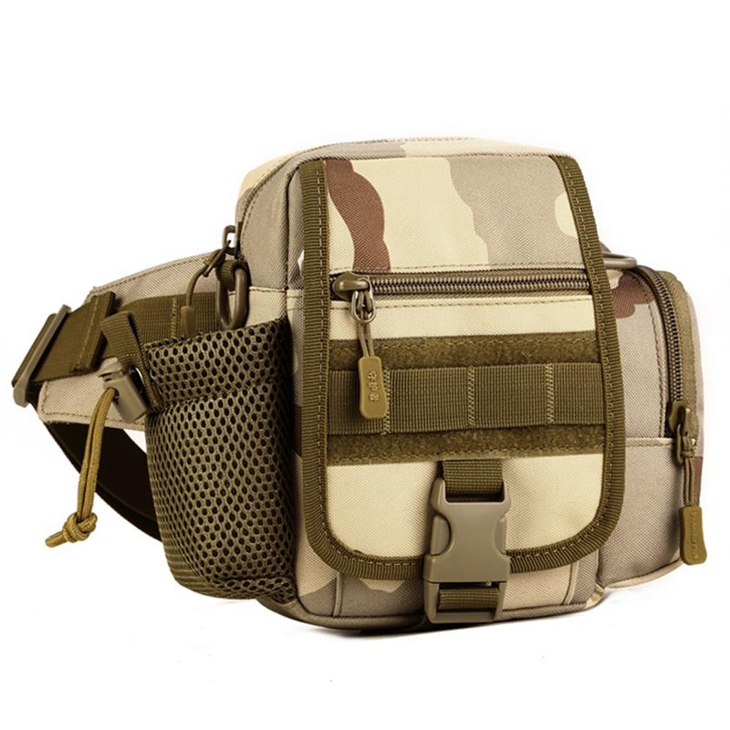 Wasserdichte Taktische Militärische Beintasche Herren Hüfttasche Gürtel Bauchtasche Oxford-Gewebe Wandern Camping Outdoor-Sportarten Reisetaschen