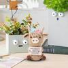 Crochet Highland Cow Doll Cute Emotional Cow Small Positive Crochet Doll Decorative Figurines