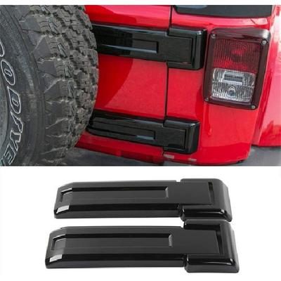 For 07+ JK JKU Jeep Wrangler Tailgate Hinge Cover Spare Tire Liftgate Trim Parts