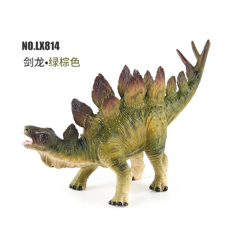 Durable Pvc Dinosaur Models For Kids With Realistic Stegosaurus And Triceratops Static Figurines In Colors Bright